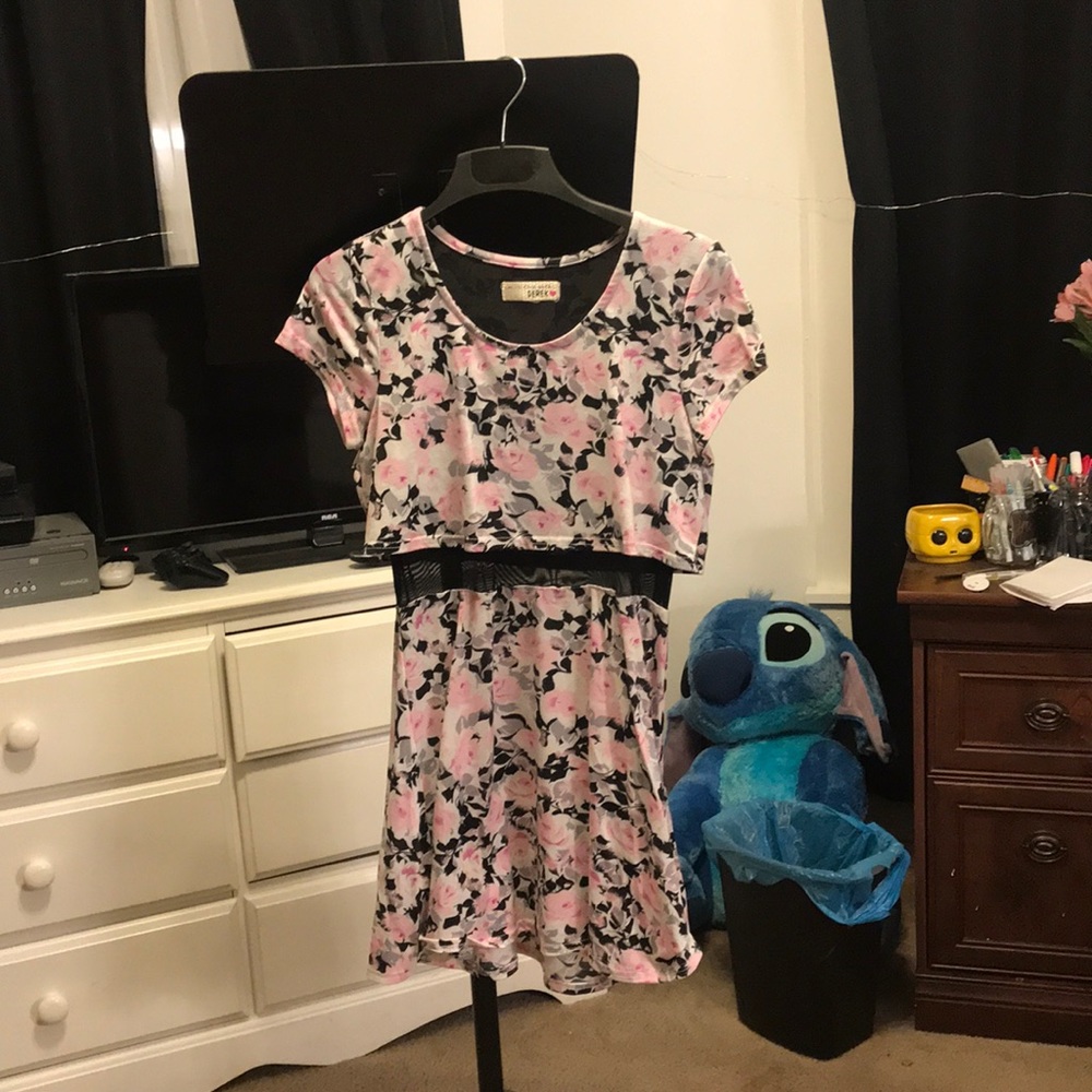 Mini floral Print Dress